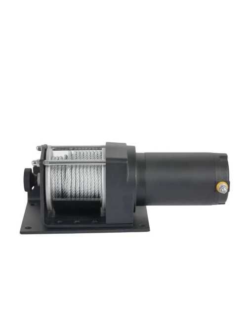 Troliu electric EMD Winch 3000lbs (1361kg), 12V, cablu otel 13m, raport 153:1