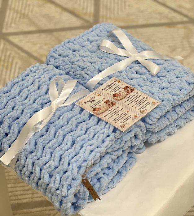 Плед ручной работы