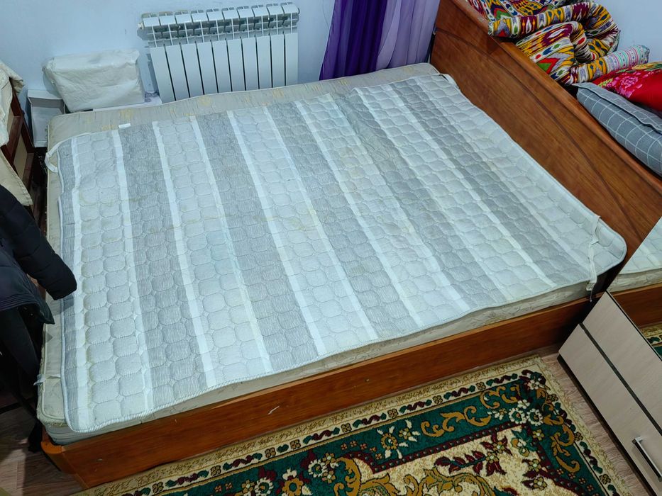 Кровать + камод ШАТУРА бамбук