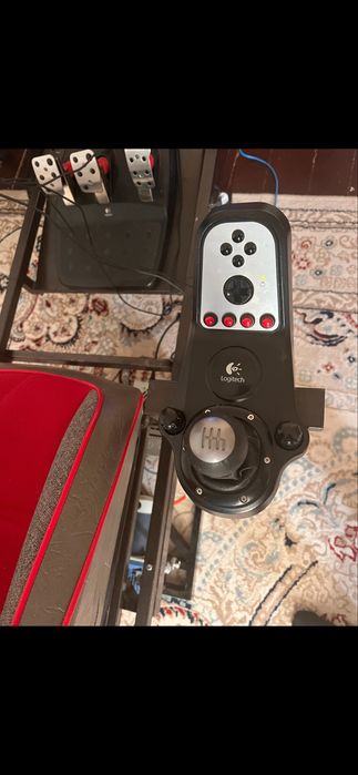 Руль игровой и сидение