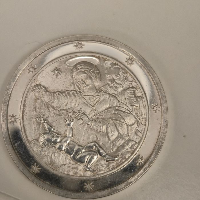 Monede argint 999.9 silver medalie  aur 8k