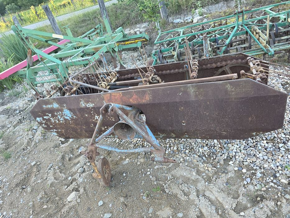 Grebla in tiranti la tractor pe curele model pe lanț de 2 metri
