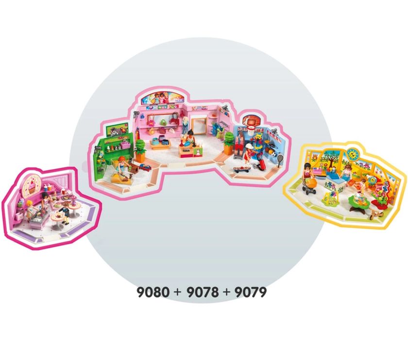 Playmobil - Голям търговски център 3 в 1