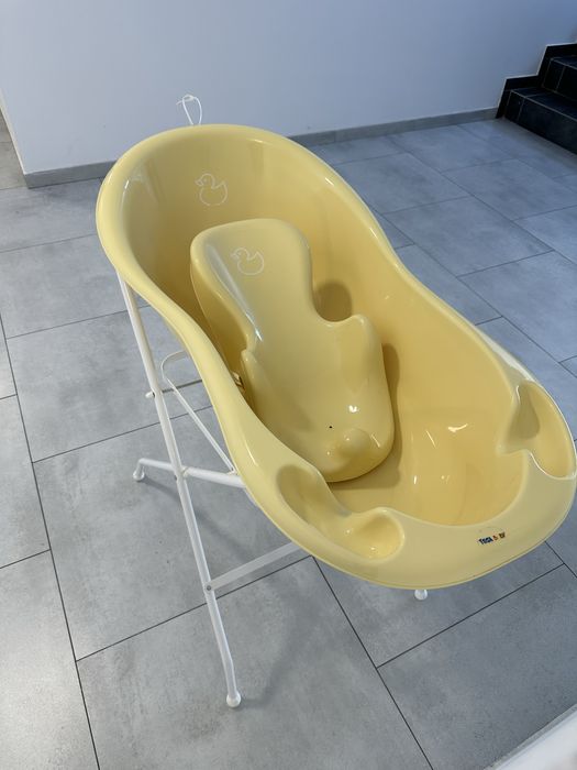 Set Cadita 102 cm cu suport metalic si suport anatomic