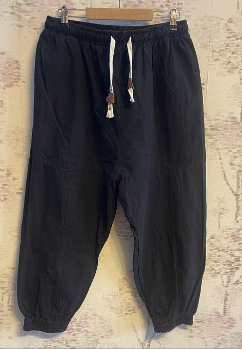 Pantaloni dama cu turul lasat - bumbac marimea L