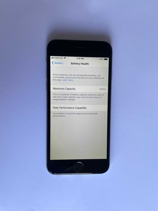 КАТО НОВ !!! iPhone 6 - Space Gray - 128GB - Отключен - НОВА БАТЕРИЯ !