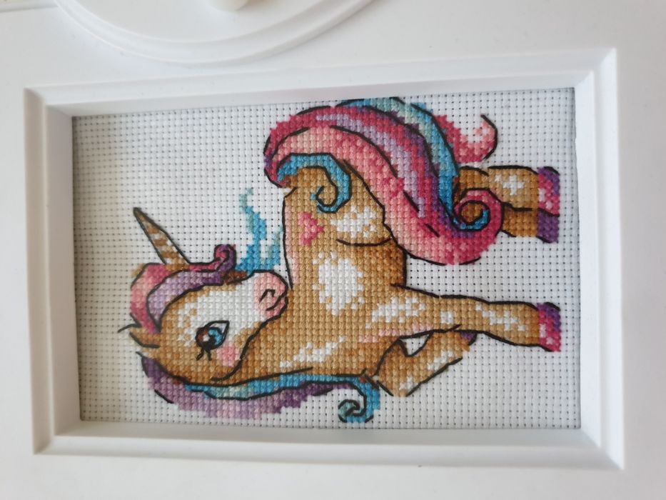 Гоблен коте +Гоблен Пони с рамка за снимка