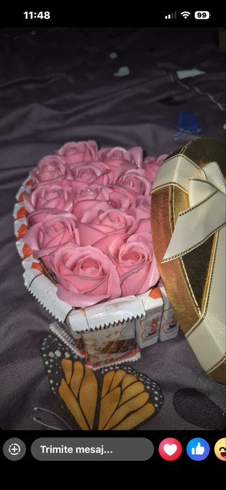 Buchete din trandafiri (sapun)