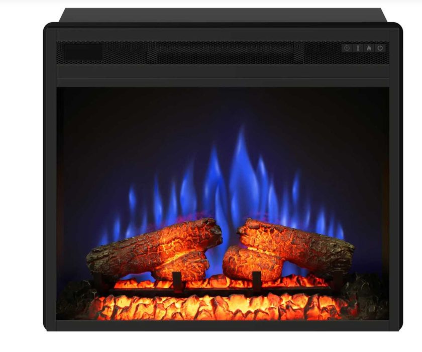 Semineu electric ecoflame pro nou - lisabona vanilla cu flacara 3d