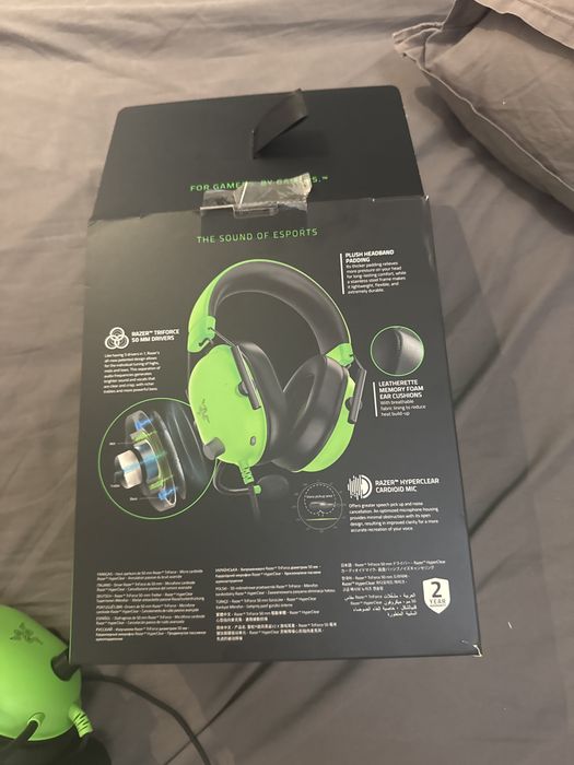 Caști cu fir gaming razer blackshark v2 x