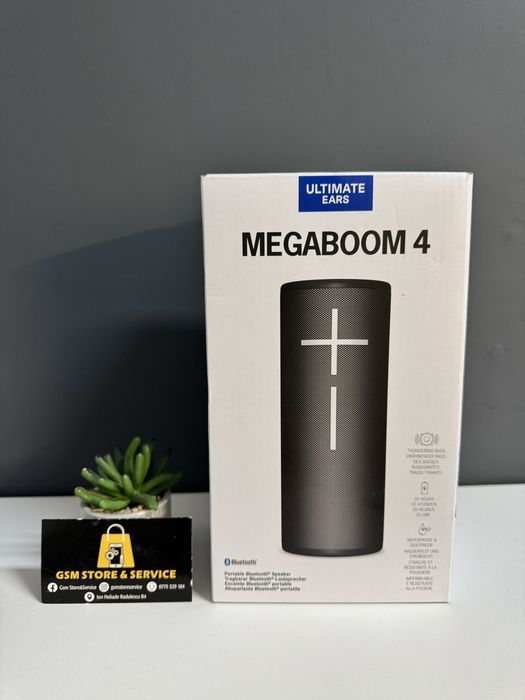 Boxa Bluetooth Ultimate Ears MegaBoom4 Produs Nou Sigilat Garantie Gsm Store&Service