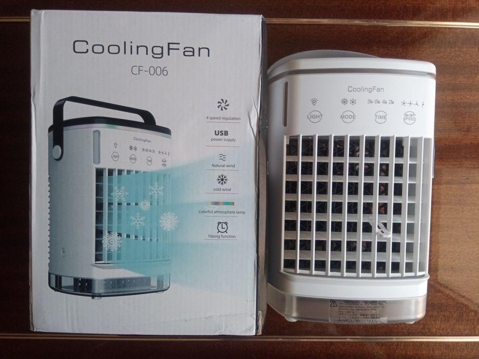 Вентилатор с резервоар за вода