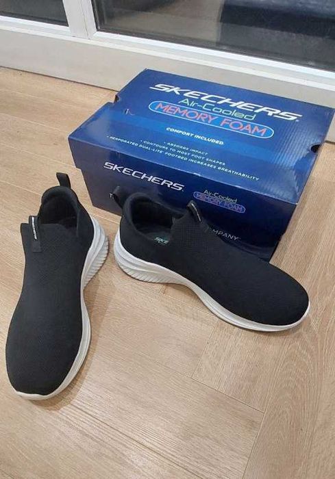 Skechers кеды, черные, 42