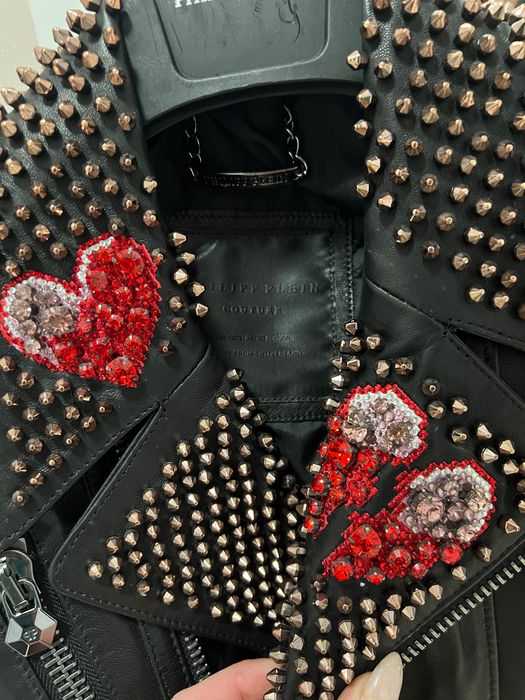 Елек от естествена кожа Philipp Plein