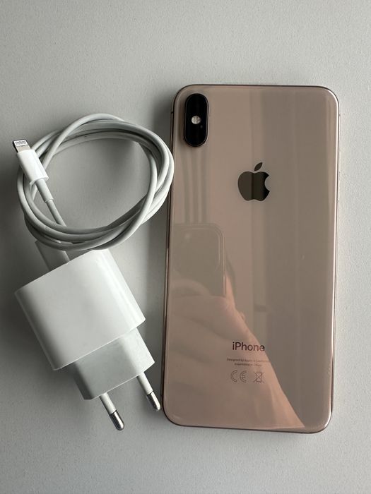 iPhone XS Max Gold, 64Gb, ca nou