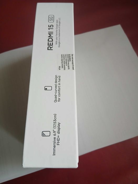 Vând tel.xiaomi Redmi 15. 5G. 8GB.ram. 256Gb