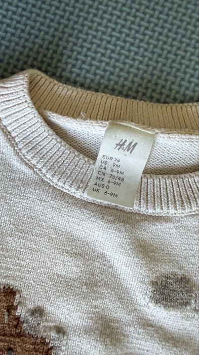 H&M пуловер Размер 74