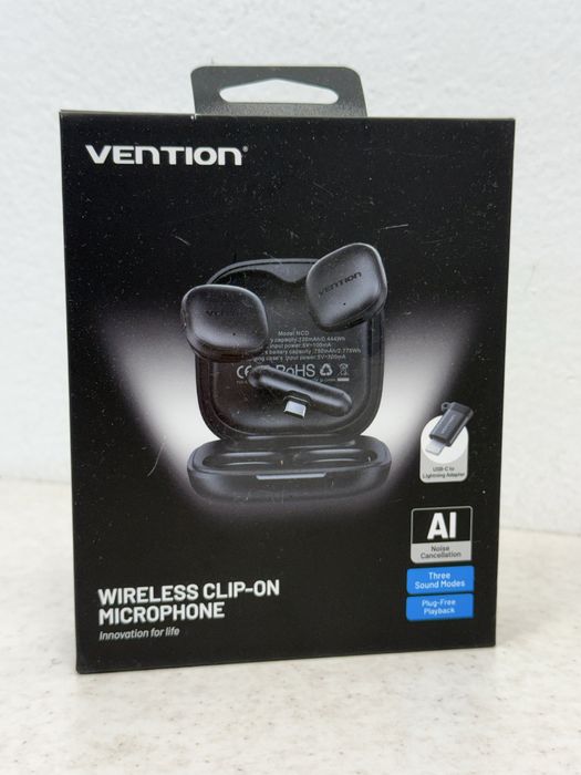 Lavaliere / Microfon Vention Clip-on // Noi Sigilate !