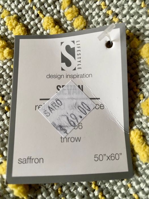 Плед шарф из США 160х130см