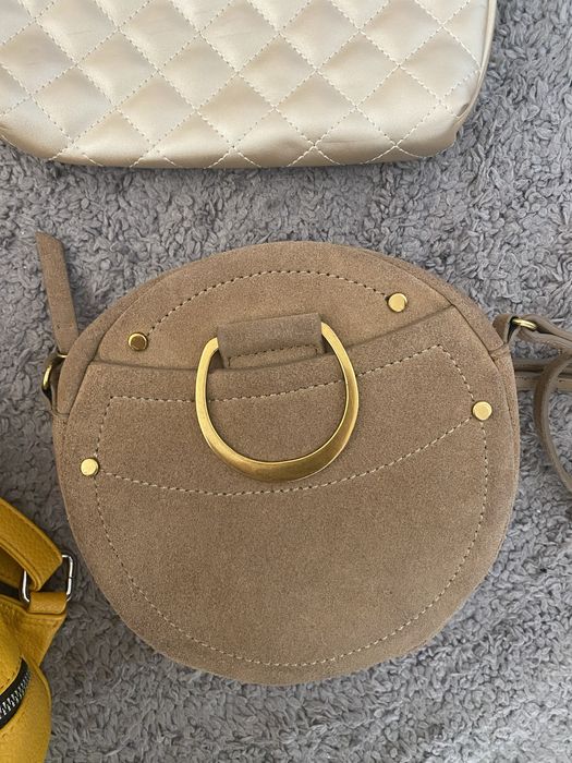 Велурена чанта Mango