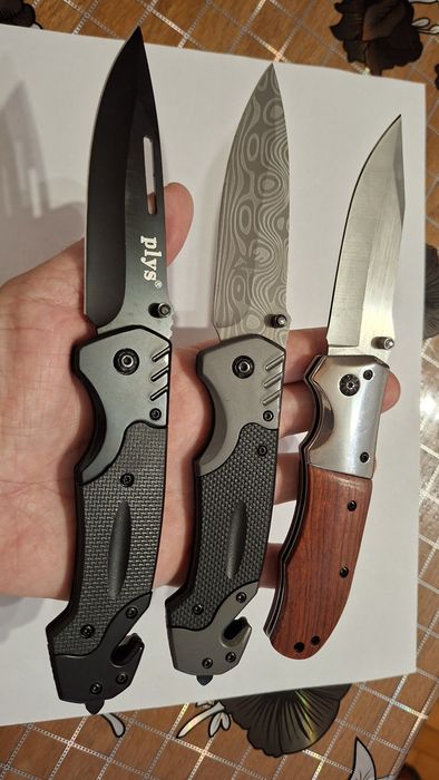 Cuțit pliabil / briceag  drumeție, vânătoare, pescuit - diverse modele