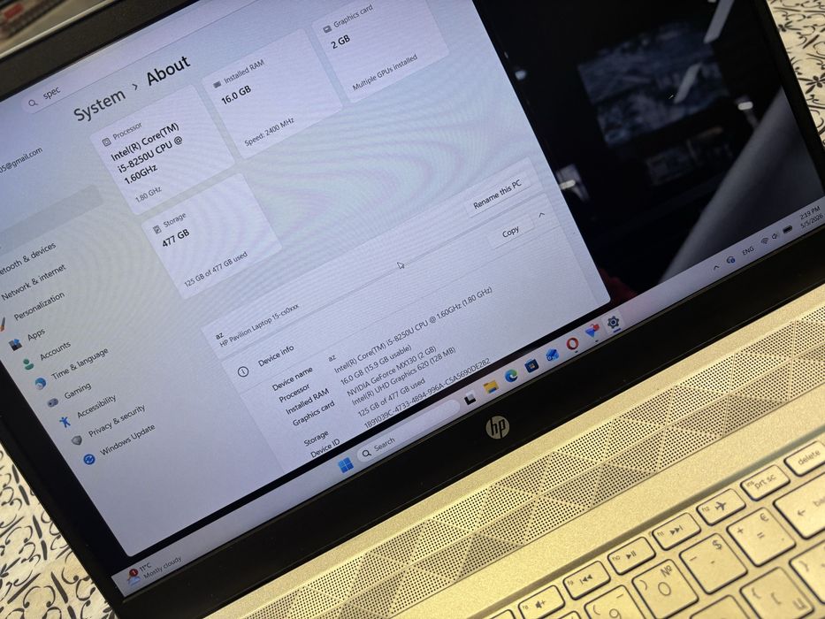 HP pavilion 15 512gb ssd