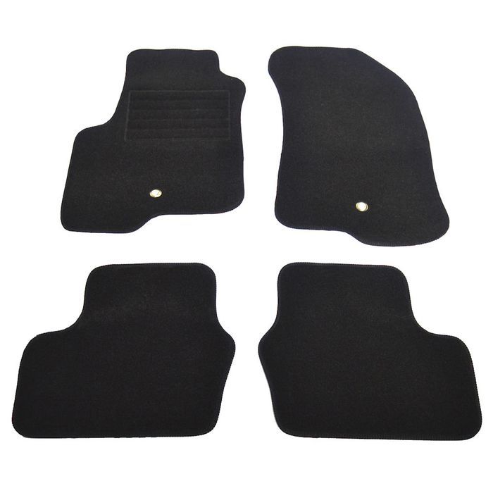 Covorase auto din mocheta Jeep Compass 2012-2017 Negru, set de 4 bucati