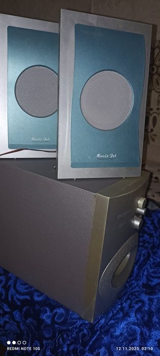 Усилитель с колонками от компьютера