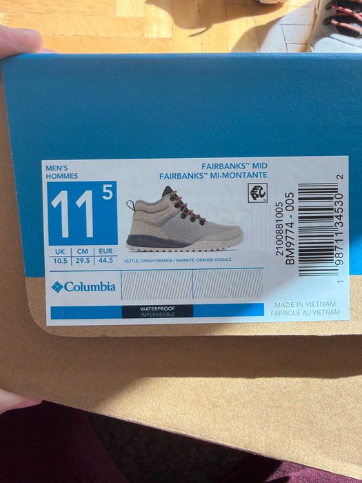Ghete barbati Columbia Fairbanks Mid - kettle/tangy orange