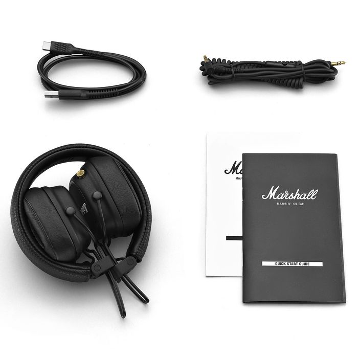 Căști Marshall IV, Bluetooth, negru