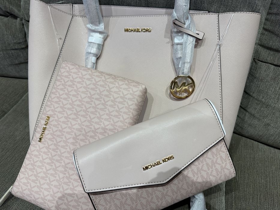 Michael Kors Charlotte 3in1 голяма Tote чанта