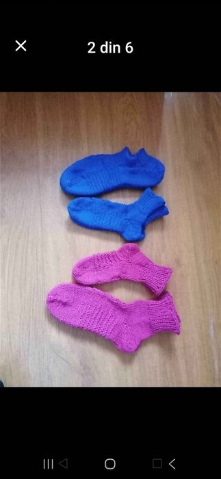 Ciorapi tricotati manual