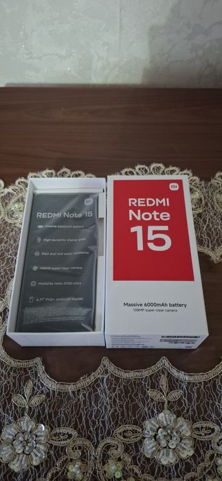 Redmi Note 15 8+8/256GB Black как новый за 185 у.е!