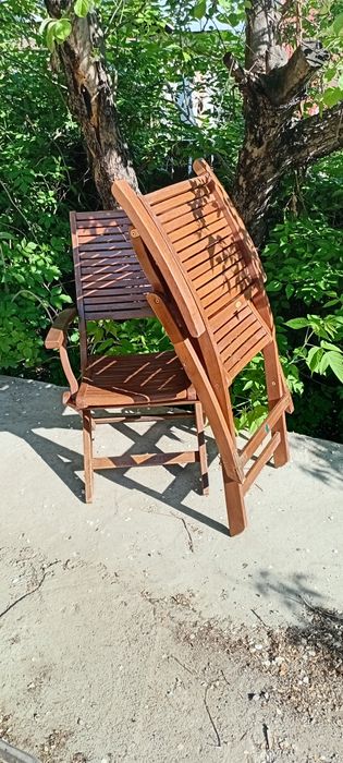 Кресло складное тиковое