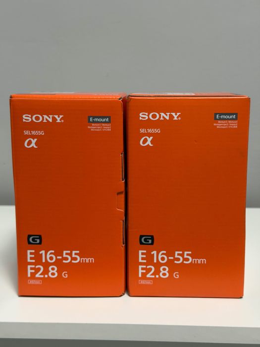 SONY® SEL1655G X E-mount Monture E / Montura E Montagem tipo E / Innesto E Movtoupa E/E卡口系统 SONY® SEL1655G X E-mount G E 16-55mm F2.8 G