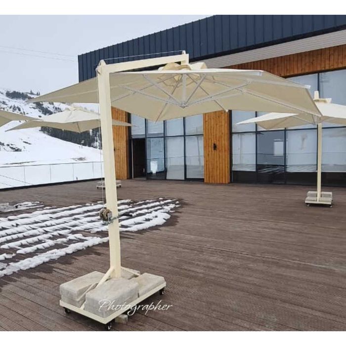 Yon tirgakli soyabon zontik Зонт с боковой опорой зонтик маркиза тент