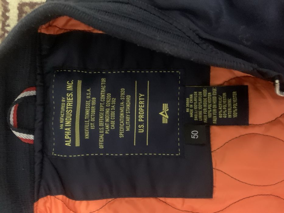 Бомбер alpha industries