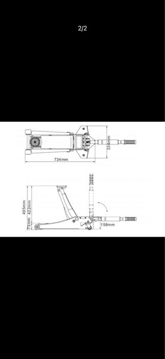 Домкрат 3 тон  Launch  Tech  SATA