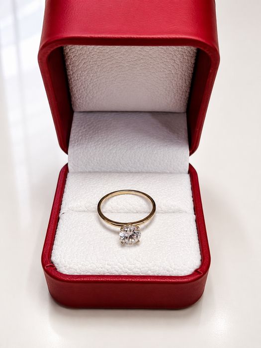 Годежен пръстен 14K | 1.04 ct Lab Grown Diamond | IGI | VS2 | Нов Размер 54