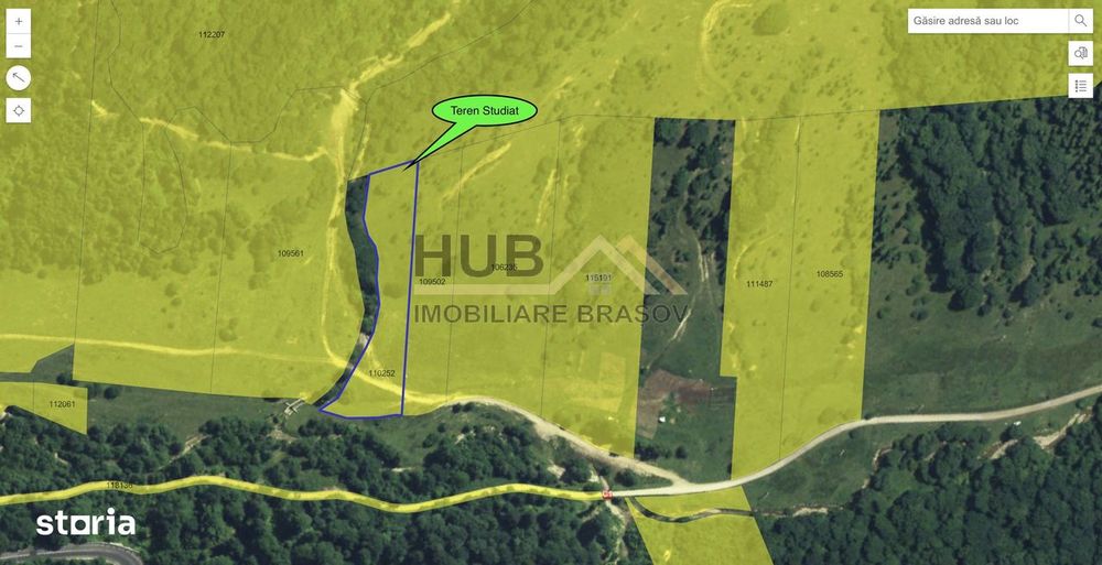 Teren Paraul Rece Rasnov 5.300mp | Priveliste | Extravilan | Curent