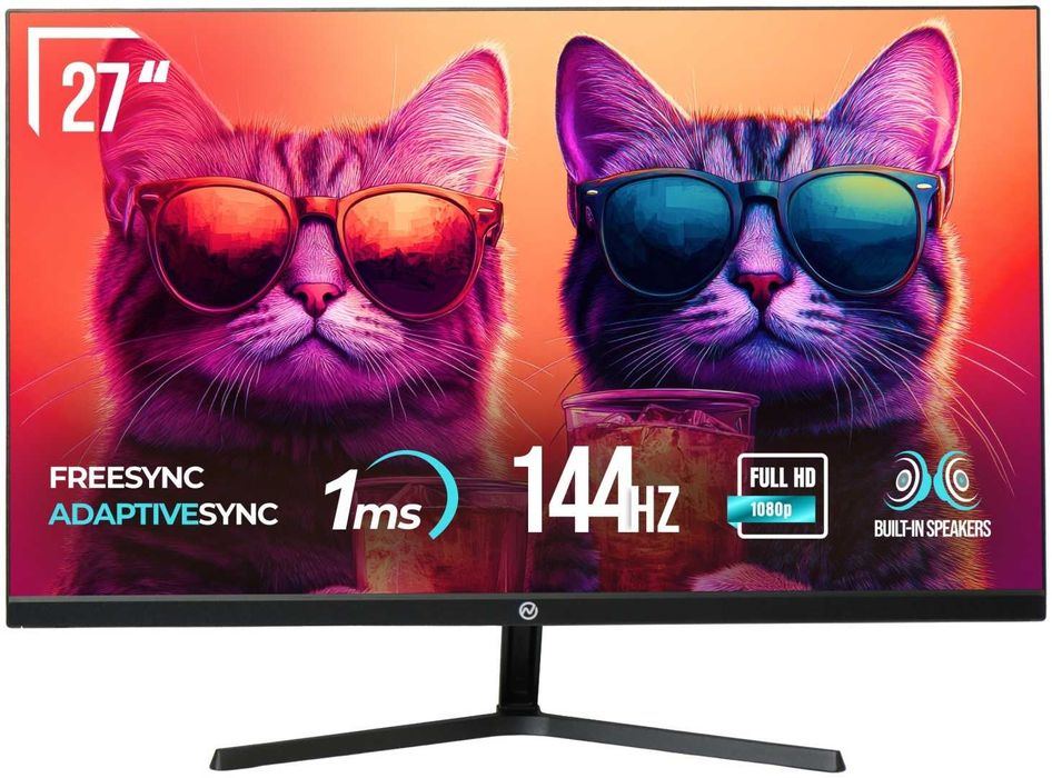 Монитор 27" ONVYX ONMR27FHD144B169F, FullHD, IPS, 144Hz, 1ms