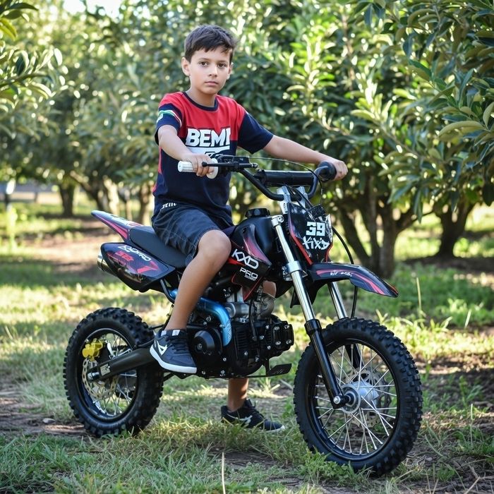 Cross 110/125 Bemi DB-607 A 4T automatic 14/12" pornire la buton