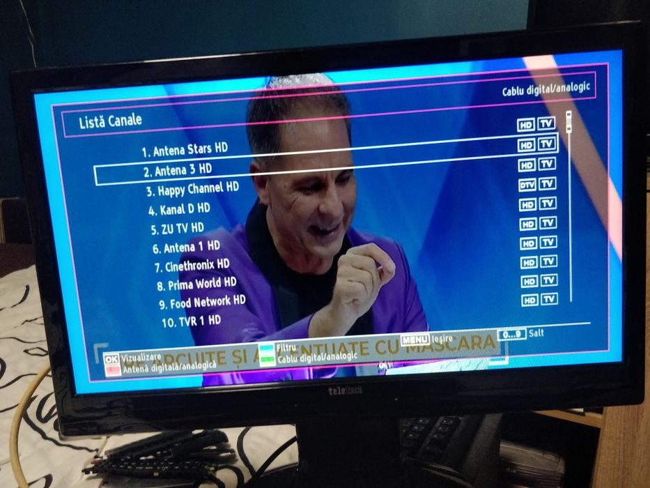 Vând tv led HD Teletech 20"