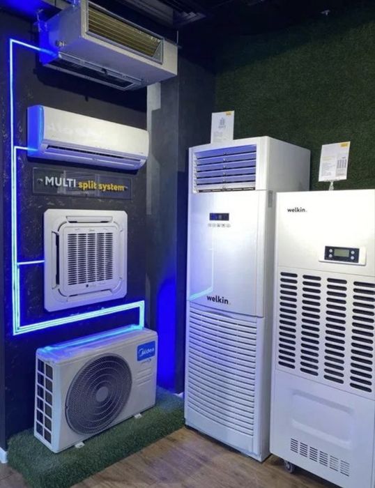 Кондиционер Колонный и сплит 24/36/48 INVERTER Установка Доставка есть