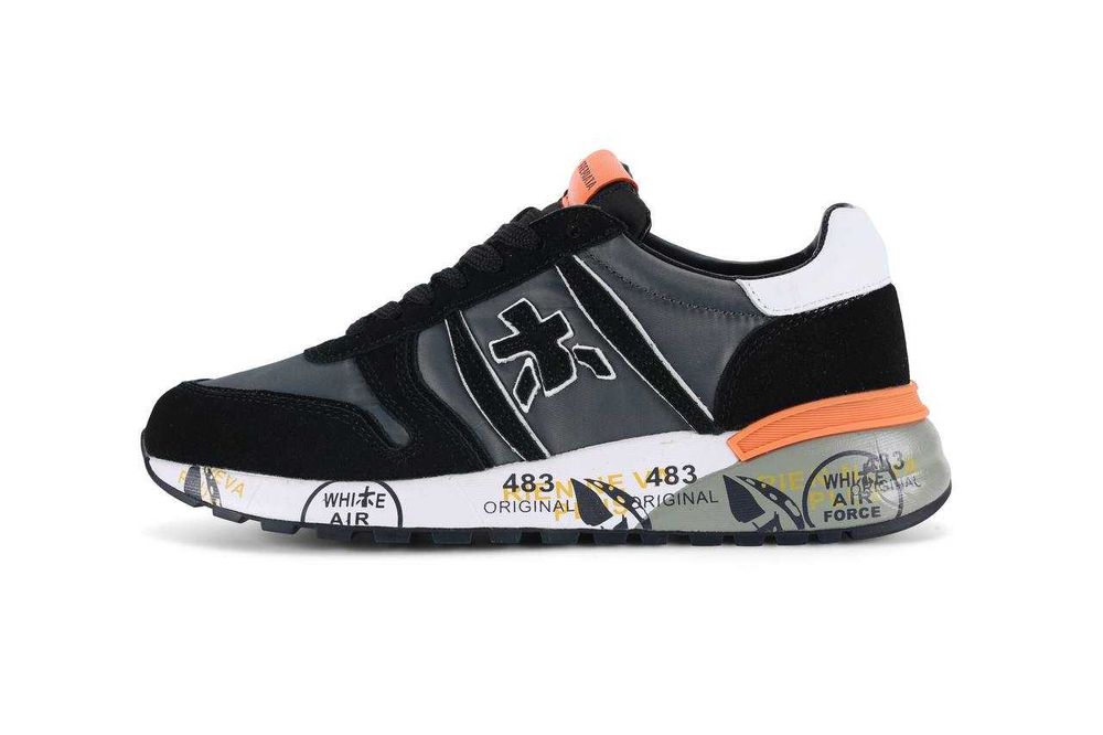 Нови мъжки обувки Premiata black orange grey налични 42,43