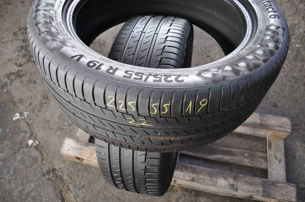 SET 2 Anvelope Vara 225/55 R19 CONTINENTAL PremiumContact 6 99V