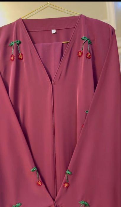 Bordo rangli nafis dubay abayasi