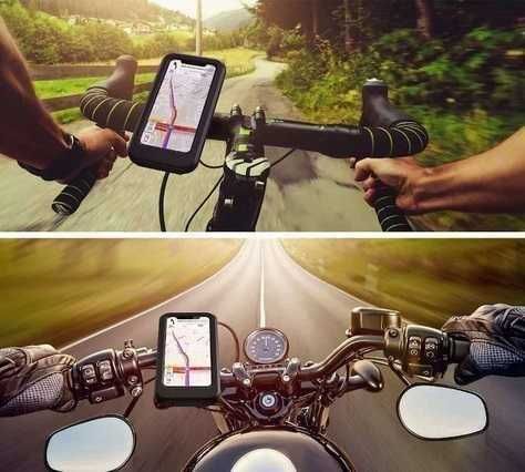 Водоустойчив Магнитен Калъф + стойка за телефон , 360 градусова