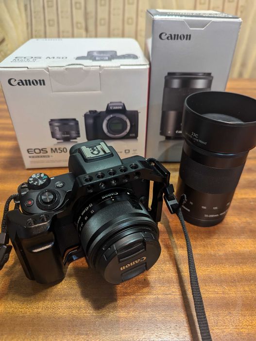 Canon EOS M50 Mark II + Canon EF-M 18-150mm + Canon EF-M 15-45mm