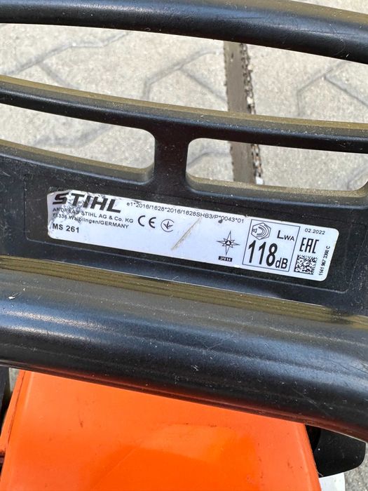 Резачка STIHL MS 261 / 3kW , 4.10 к.с / Перфектна